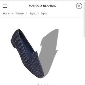 BRAND NEW IN BOX! MANOLO BLAHNIK FLATS! SIZE 41!